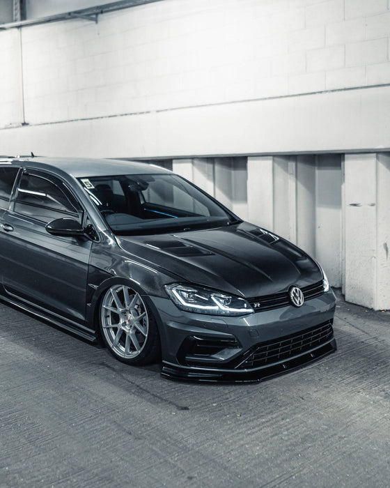 VW Golf R Mk7.5 EVO-1 Gloss Black Front Splitter