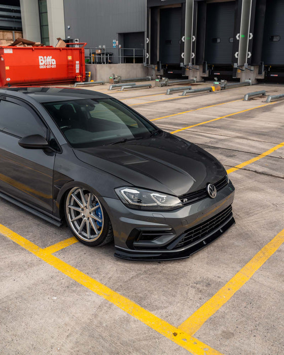 VW Golf R Mk7.5 EVO-1 Gloss Black Front Splitter