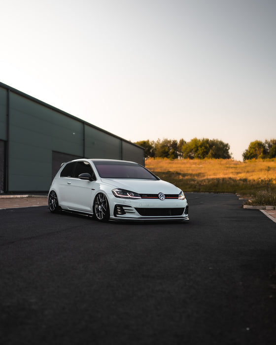 VW Golf GTI GTD Mk7.5 EVO-1 Gloss Black Front Splitter