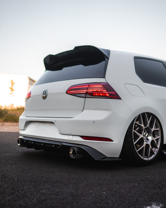 VW Golf GTI Mk7.5 EVO-1 Gloss Black Rear Diffuser