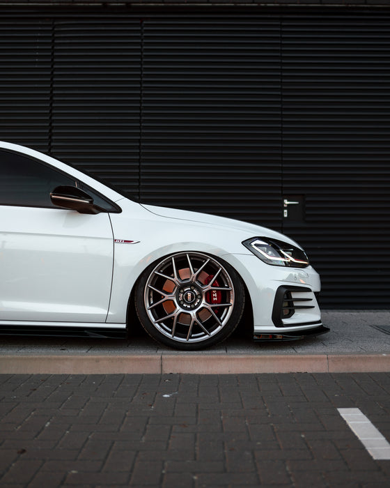 VW Golf GTI GTD Mk7.5 EVO-1 Gloss Black Front Splitter