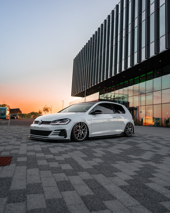 VW Golf GTI GTD Mk7.5 EVO-1 Gloss Black Front Splitter