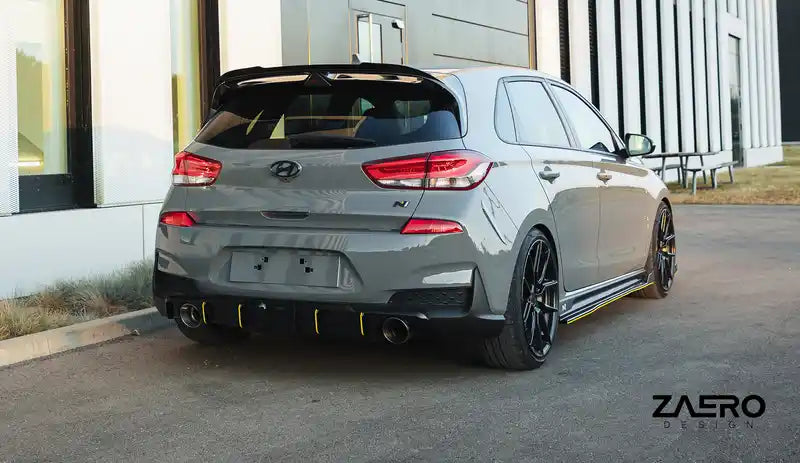 Hyundai i30 N EVO-1 Gloss Black Rear Spoiler