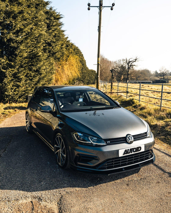 VW Golf R Mk7.5 EVO-1 Gloss Black Front Splitter