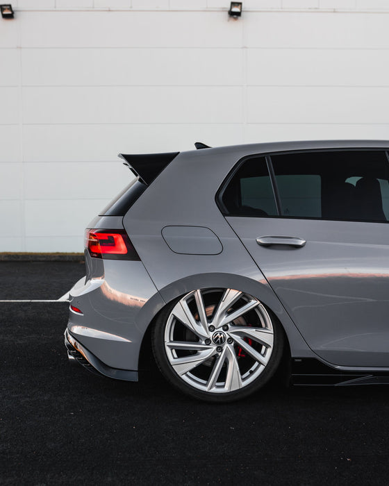 VW Golf GTI Mk8 EVO-1 Gloss Black Rear Diffuser by ZAERO (2020+), Rear Diffusers, Zaero Design - AUTOID | Premium Automotive Accessories