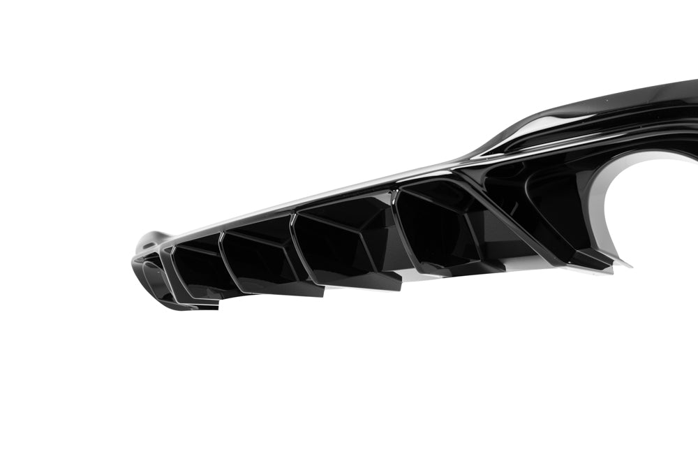 VW Golf GTI Mk8 EVO-1 Gloss Black Rear Diffuser by ZAERO (2020+), Rear Diffusers, Zaero Design - AUTOID | Premium Automotive Accessories