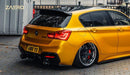 BMW M135i & M140i F20 F21 LCI EVO-1 Gloss Black Diffuser Side Spat Flap Extensions by ZAERO (2015-2019), Rear Diffusers, Zaero Design - AUTOID | Premium Automotive Accessories