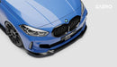 BMW 1 Series M Sport & M135i F40 EVO-1 Gloss Black Front Splitter by ZAERO (2019+), Front Lips & Splitters, Zaero Design - AUTOID | Premium Automotive Accessories