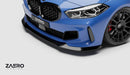 BMW 1 Series M Sport & M135i F40 EVO-1 Gloss Black Front Splitter by ZAERO (2019+), Front Lips & Splitters, Zaero Design - AUTOID | Premium Automotive Accessories