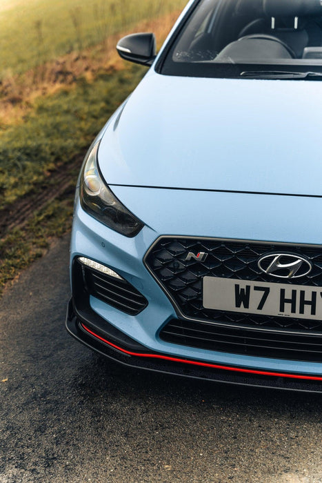 Hyundai i30 N EVO-1 Gloss Black Front Splitter by ZAERO (2018+, PD), Front Lips & Splitters, Zaero Design - AUTOID | Premium Automotive Accessories