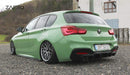 BMW 1 Series M Sport F20 F21 LCI Single Exit (118i 120i 120d 125i) EVO-1 Gloss Black Rear Diffuser by ZAERO (2015-2019), Rear Diffusers, Zaero Design - AUTOID | Premium Automotive Accessories