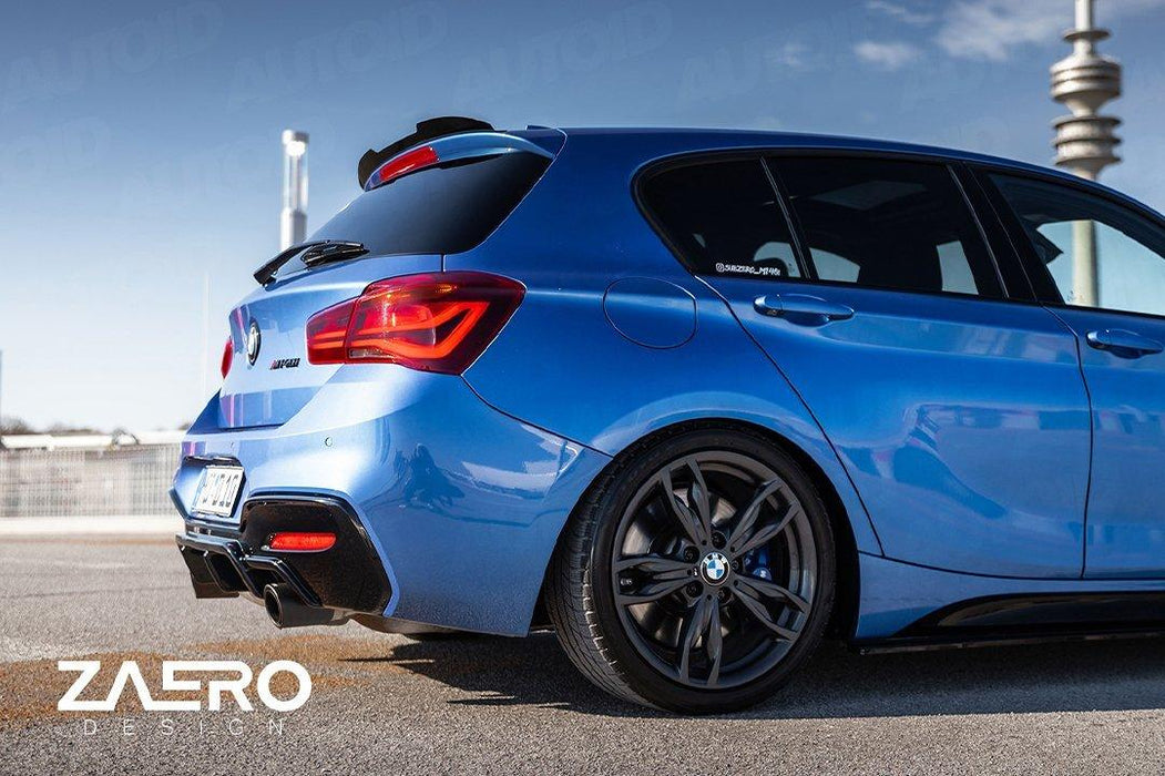 BMW 1 Series F20 F21 EVO-1 Gloss Black Rear Spoiler Lip by ZAERO (2011-2019), Rear Spoilers, Zaero Design - AUTOID | Premium Automotive Accessories