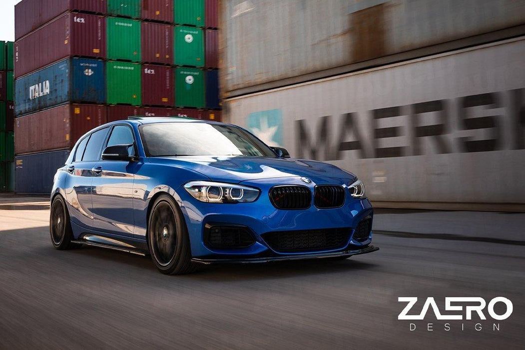 BMW 1 Series F20 F21 & 2 Series F22 EVO-1 Gloss Black Side Skirts by ZAERO (2011-2019), Side Skirts & Winglets, Zaero Design - AUTOID | Premium Automotive Accessories